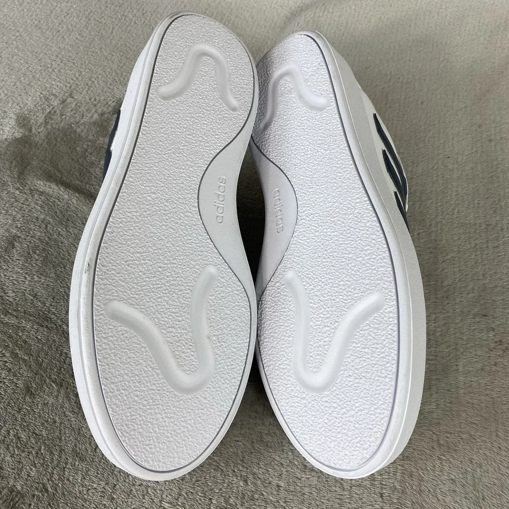adidas CourtBlock Mens Shoes Size 12 White Black Sneaker Tennis Pickleball NEW